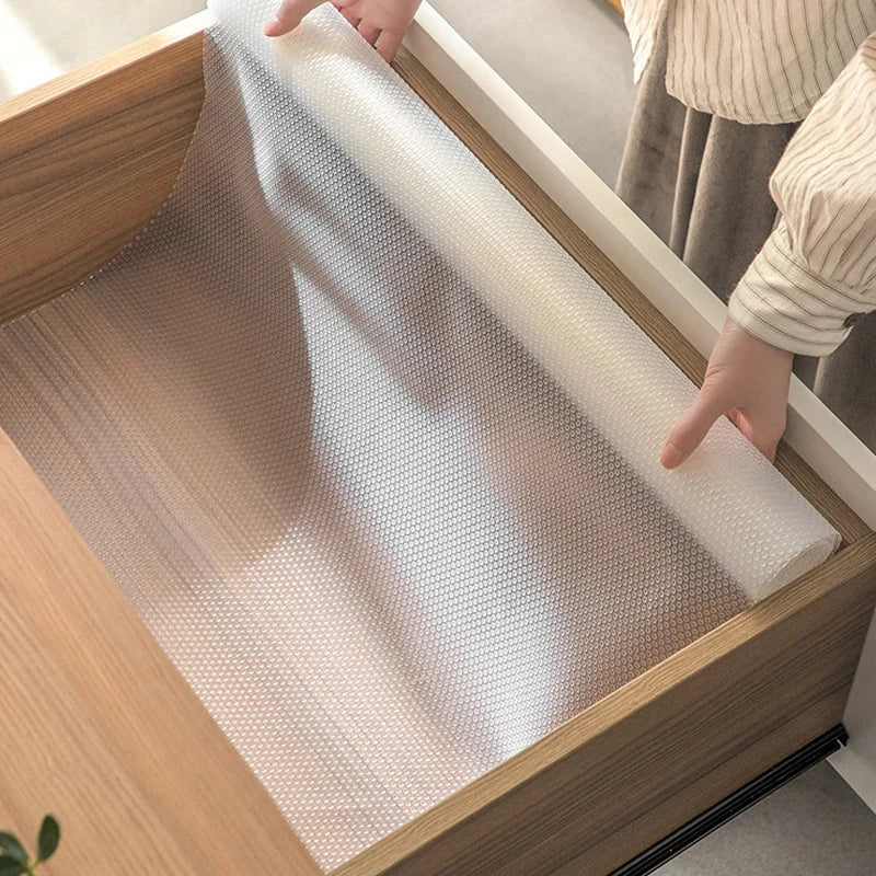 3M EVA Cabinet & Refrigerator Shelf Liner – Non Slip Waterproof Drawer Mat | Kitchen & Closet Protector UK