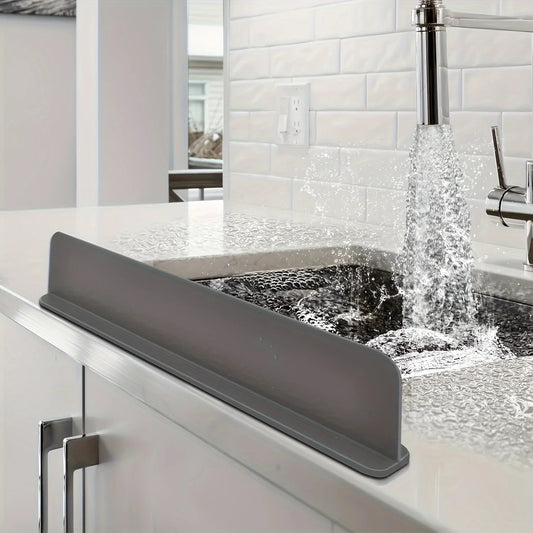 Silicone Sink Splash Guard – Waterproof Faucet Splash Protector for Kitchen & Bathroom | UK Tap Baffle