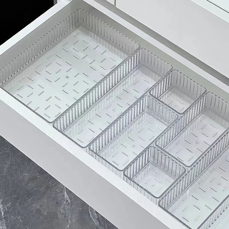 Stackable Acrylic Drawer Organizer – Adjustable Divider Makeup & Cosmetic Storage Box