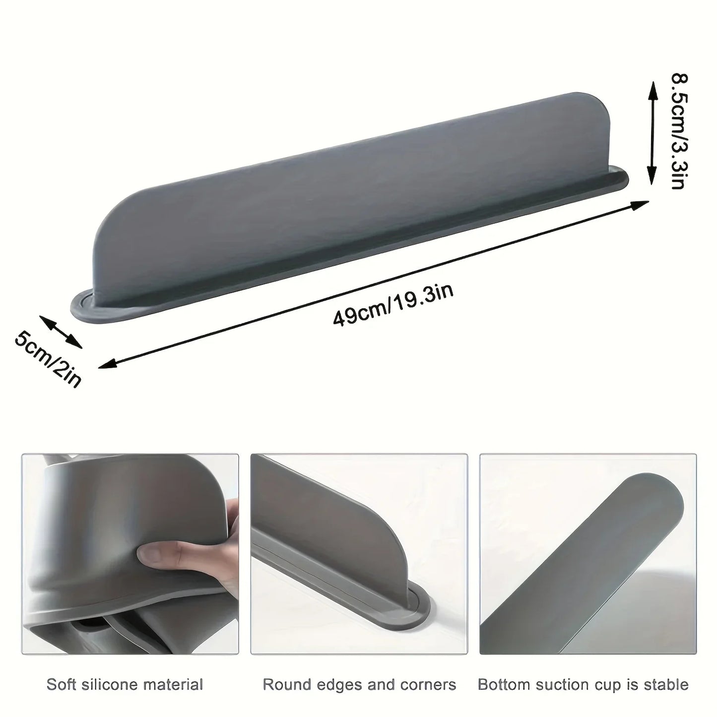 Silicone Sink Splash Guard – Waterproof Faucet Splash Protector for Kitchen & Bathroom | UK Tap Baffle