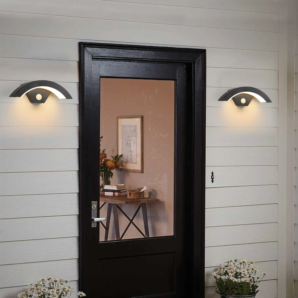 Outdoor Motion Sensor LED Wall Light – Waterproof Smart Security Lamp for Porch, Garden & Garage