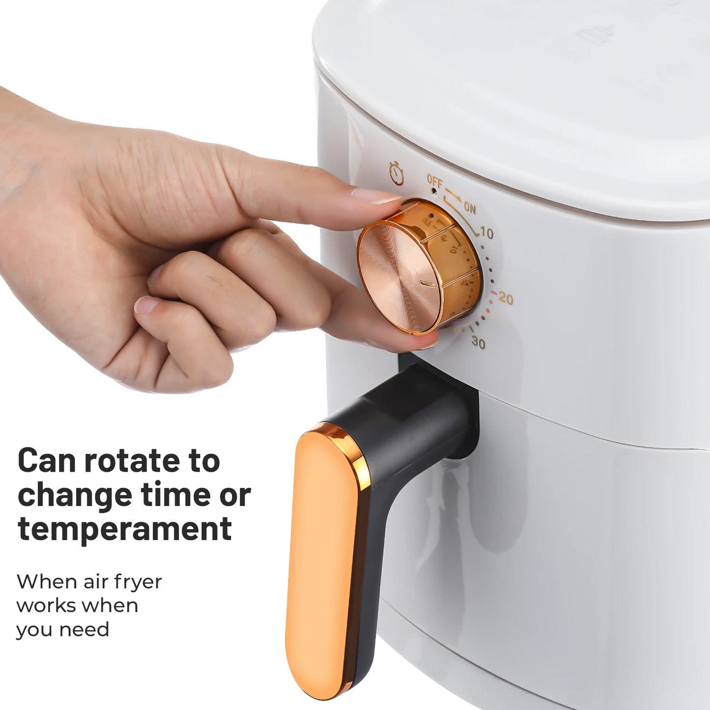 5.5L Digital Air Fryer Large Capacity – Oil Free Healthy Cooker with Temperature Control | UK Stock