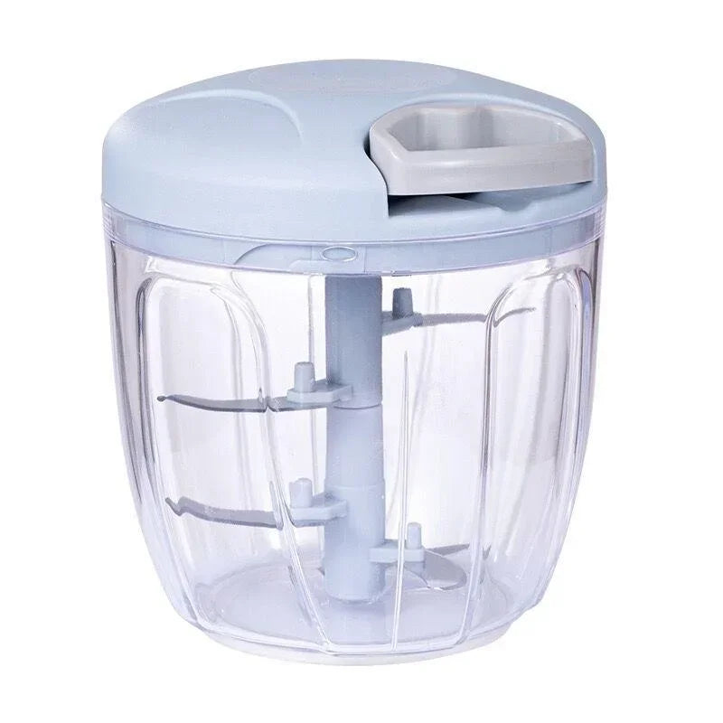 Manual Hand Pull Food Chopper 500/900ML – Multifunction Vegetable & Garlic Cutter, Onion Chopper Salad Maker Kitchen Tool
