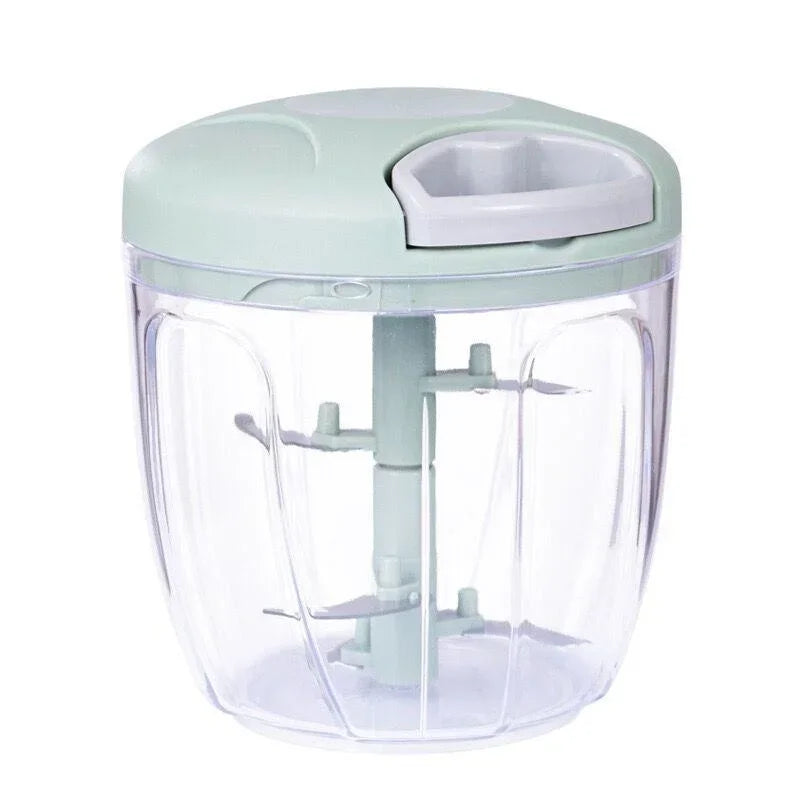 Manual Hand Pull Food Chopper 500/900ML – Multifunction Vegetable & Garlic Cutter, Onion Chopper Salad Maker Kitchen Tool