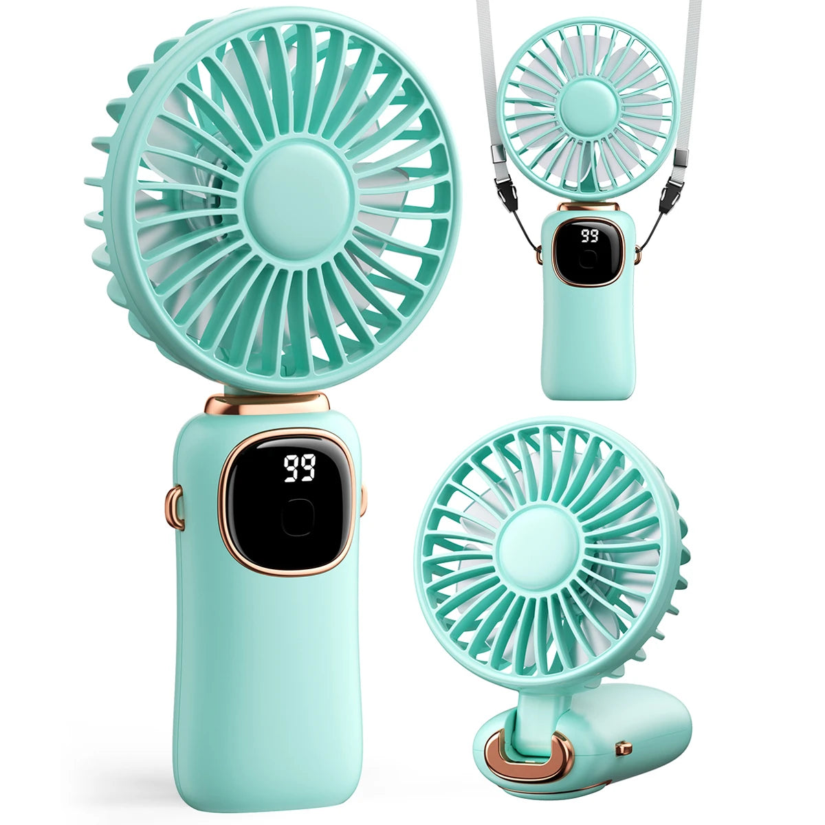 Portable Misting Fan UK – Rechargeable Handheld Cooling Fan with Water Spray | Snug&Styles