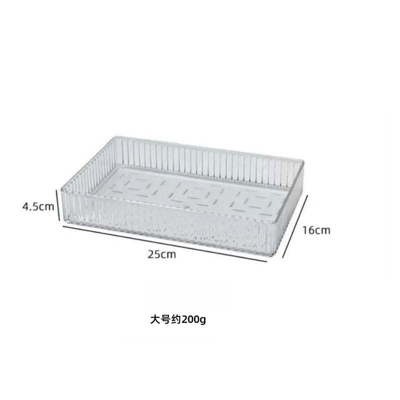 Stackable Acrylic Drawer Organizer – Adjustable Divider Makeup & Cosmetic Storage Box