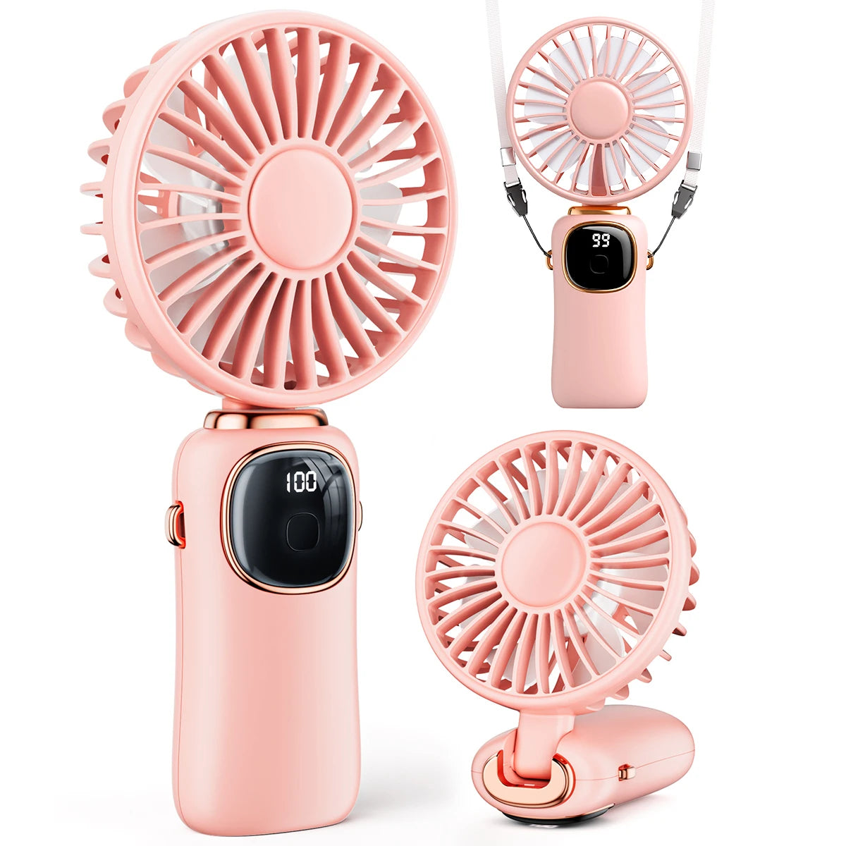 Portable Misting Fan UK – Rechargeable Handheld Cooling Fan with Water Spray | Snug&Styles