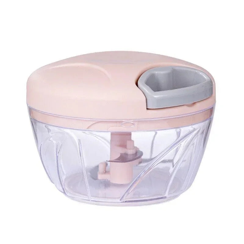 Manual Hand Pull Food Chopper 500/900ML – Multifunction Vegetable & Garlic Cutter, Onion Chopper Salad Maker Kitchen Tool